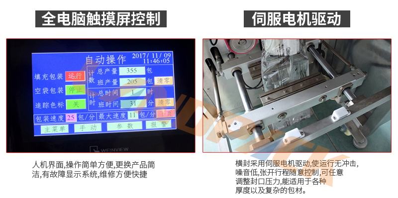 伺服電機驅動,全電腦觸摸屏控製